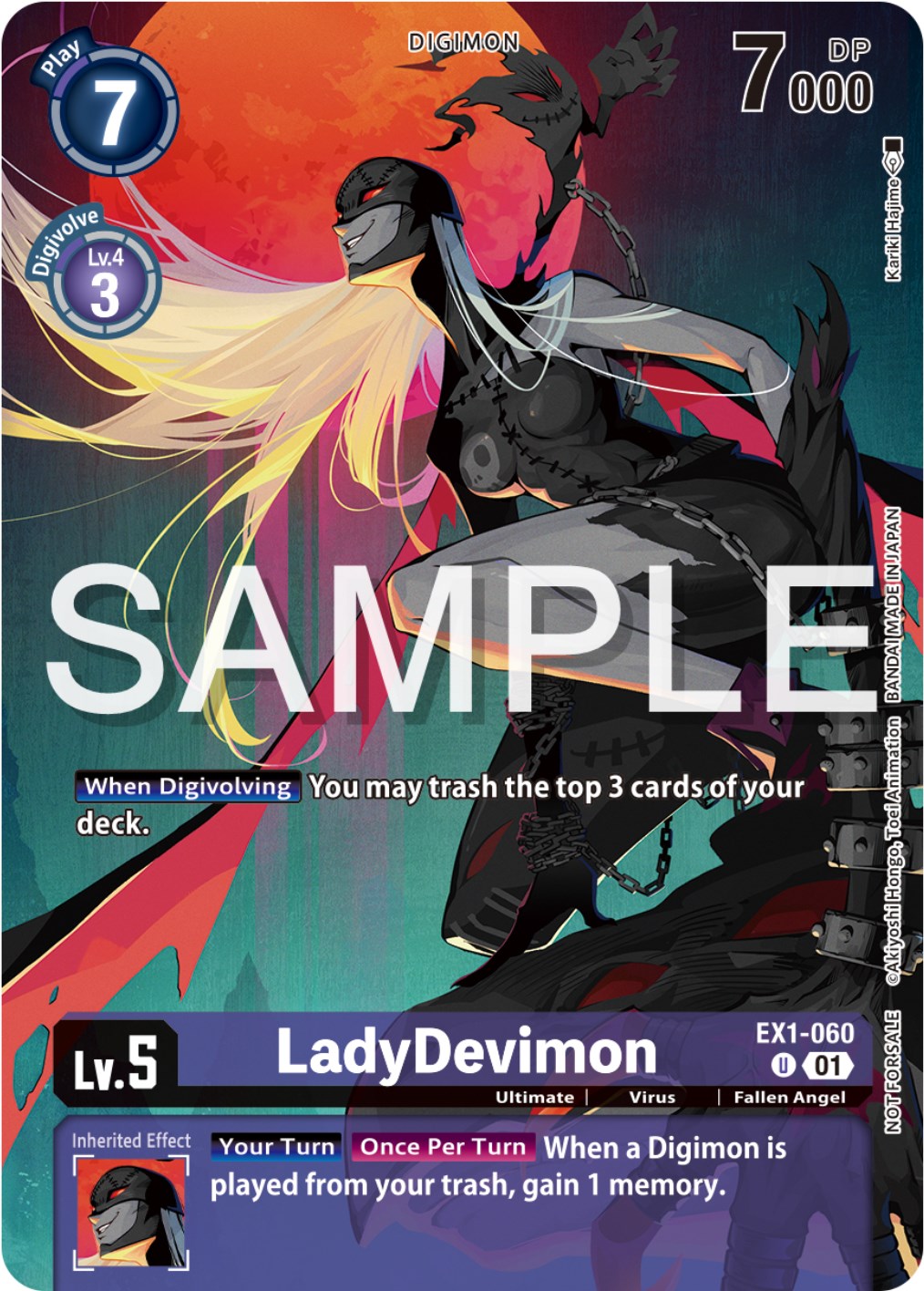 LadyDevimon [EX1-060] (Digimon Illustration Competition Pack 2023) [Classic Collection Promos] | Black Swamp Games