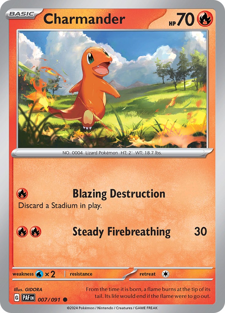 Charmander (007/091) [Scarlet & Violet: Paldean Fates] | Black Swamp Games