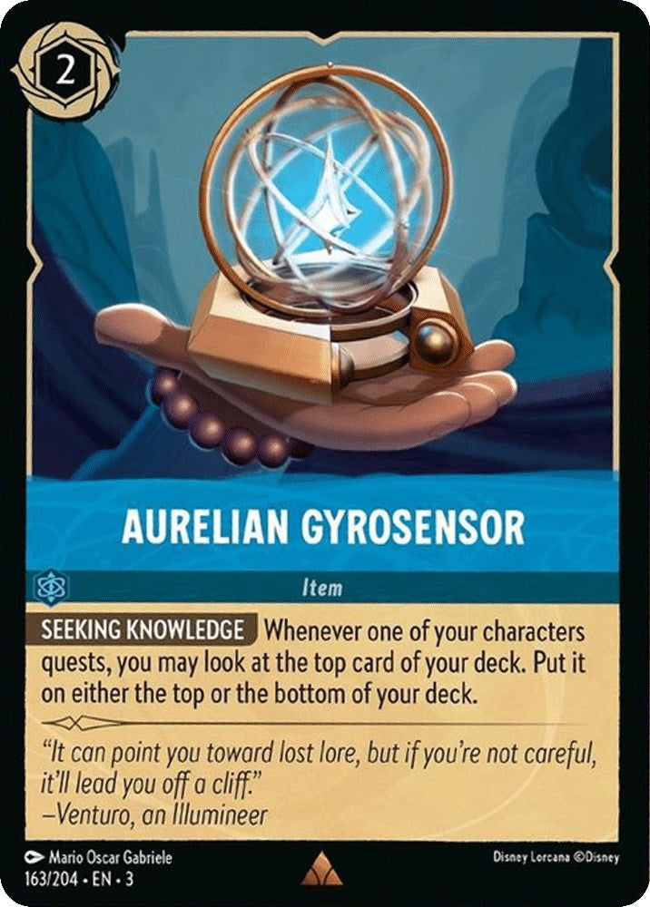 Aurelian Gyrosensor (163/204) [Into the Inklands] | Black Swamp Games