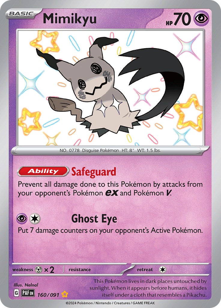 Mimikyu -160/091 [Scarlet & Violet: Paldean Fates] | Black Swamp Games