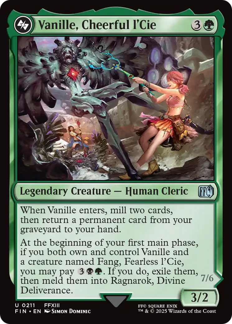 Vanille, Cheerful l'Cie // Ragnarok, Divine Deliverance [FINAL FANTASY] | Black Swamp Games