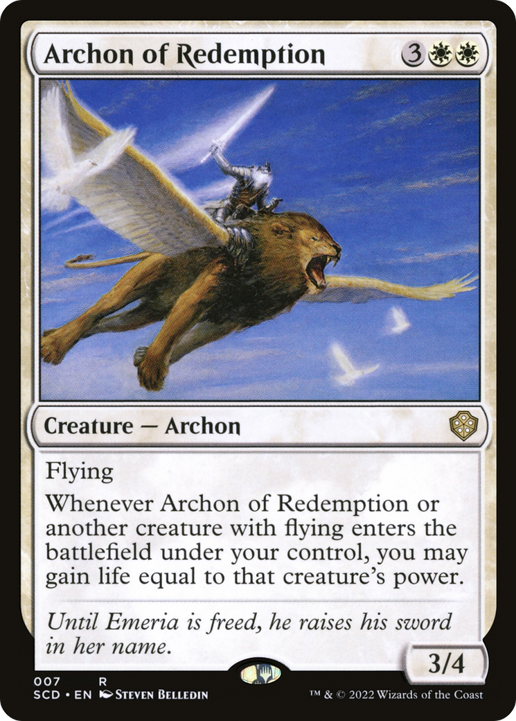 Archon of Redemption [Starter Commander Decks] | Black Swamp Games