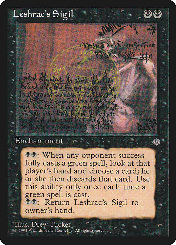 Leshrac's Sigil [Ice Age] | Black Swamp Games