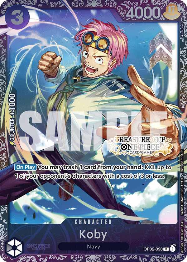 Koby (Treasure Cup) [One Piece Promotion Cards] | Black Swamp Games