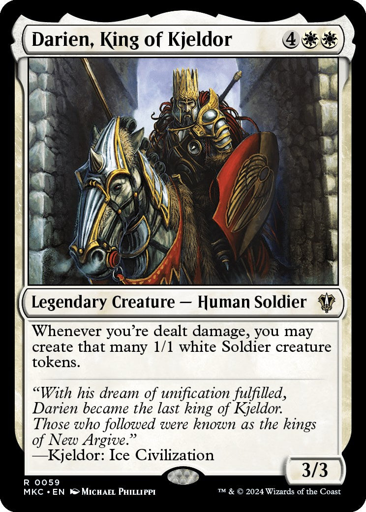 Darien, King of Kjeldor [Murders at Karlov Manor Commander] | Black Swamp Games