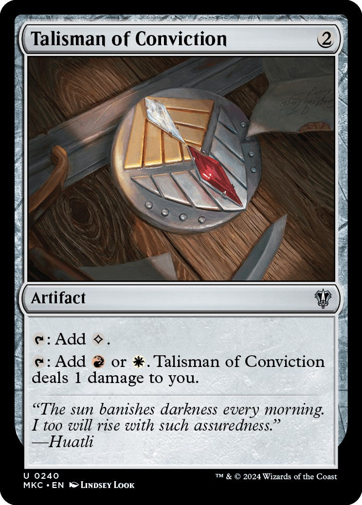 Talisman of Conviction [Murders at Karlov Manor Commander] | Black Swamp Games