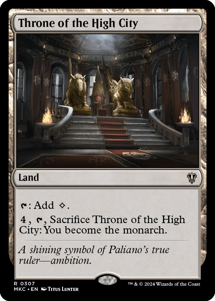 Throne of the High City [Murders at Karlov Manor Commander] | Black Swamp Games
