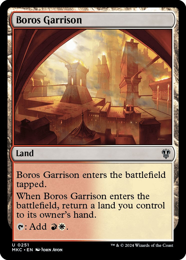 Boros Garrison [Murders at Karlov Manor Commander] | Black Swamp Games