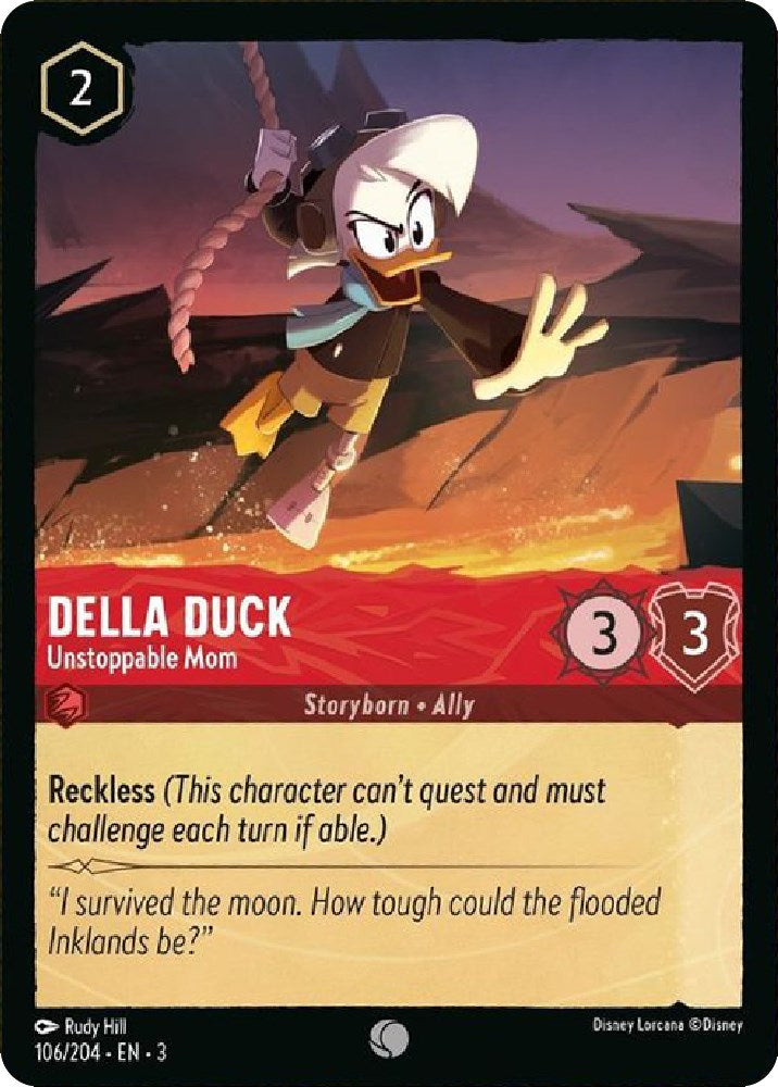 Della Duck - Unstoppable Mom (106/204) [Into the Inklands] | Black Swamp Games