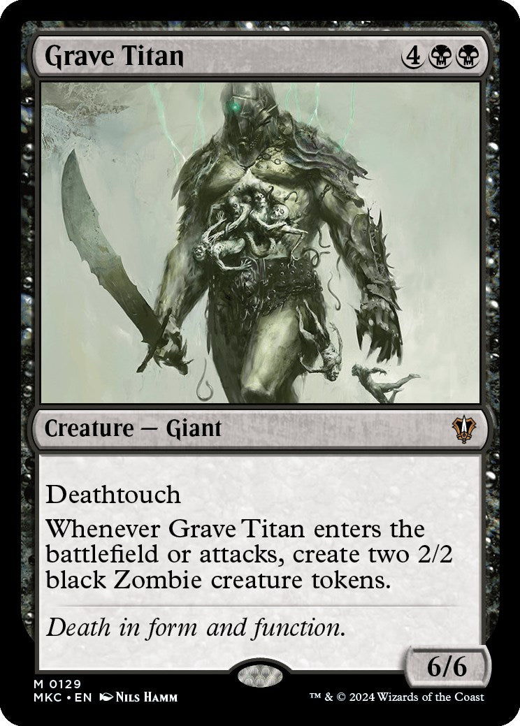 Grave Titan [Murders at Karlov Manor Commander] | Black Swamp Games