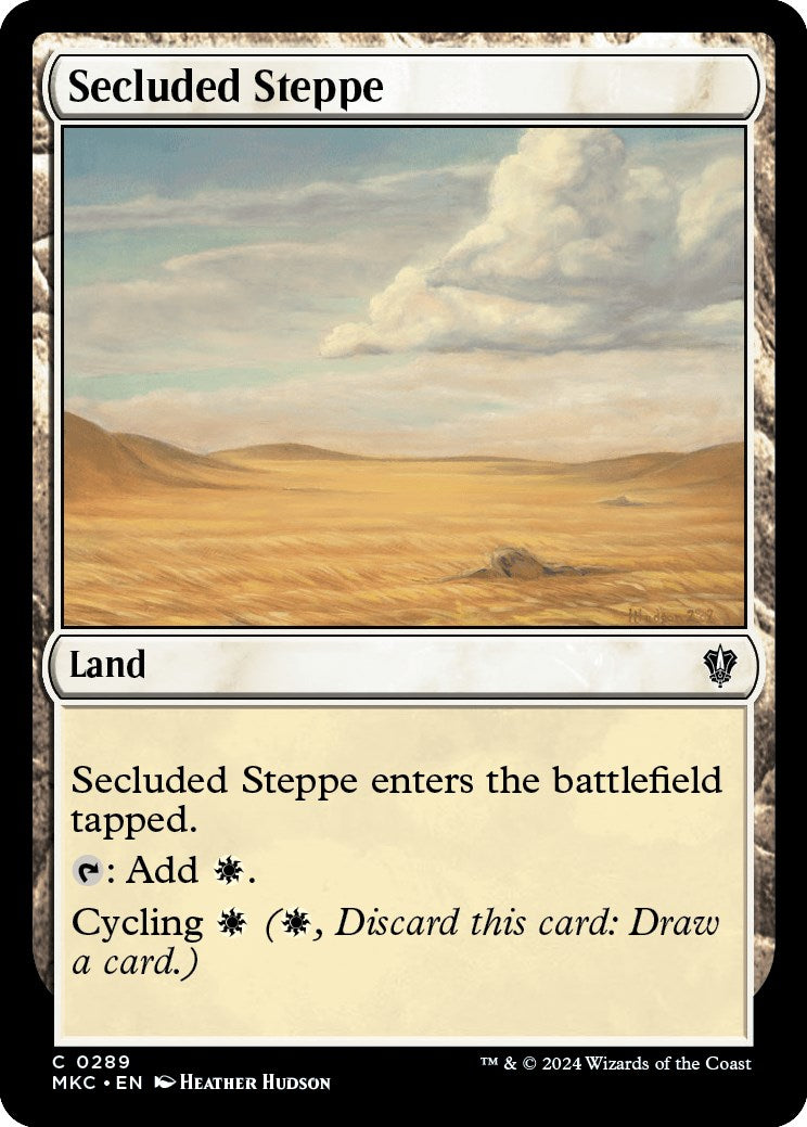 Secluded Steppe [Murders at Karlov Manor Commander] | Black Swamp Games