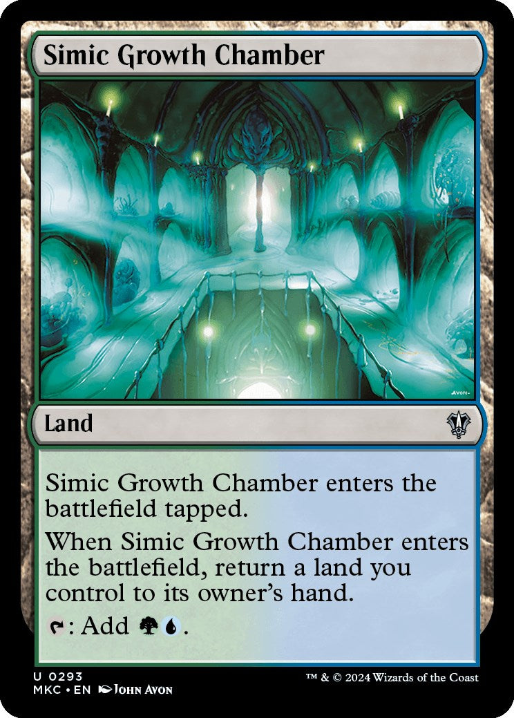 Simic Growth Chamber [Murders at Karlov Manor Commander] | Black Swamp Games