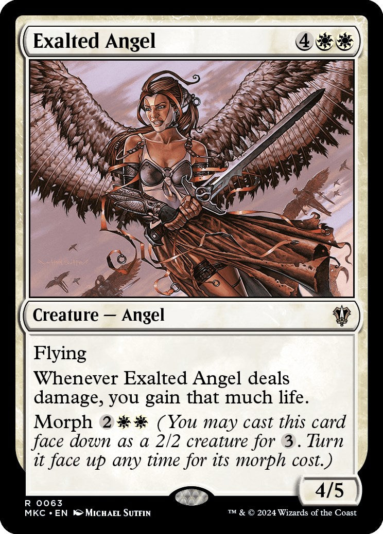 Exalted Angel [Murders at Karlov Manor Commander] | Black Swamp Games