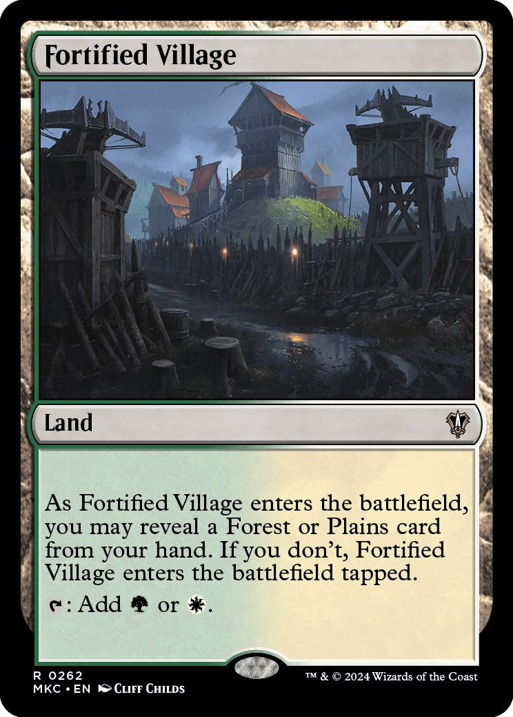 Fortified Village [Murders at Karlov Manor Commander] | Black Swamp Games