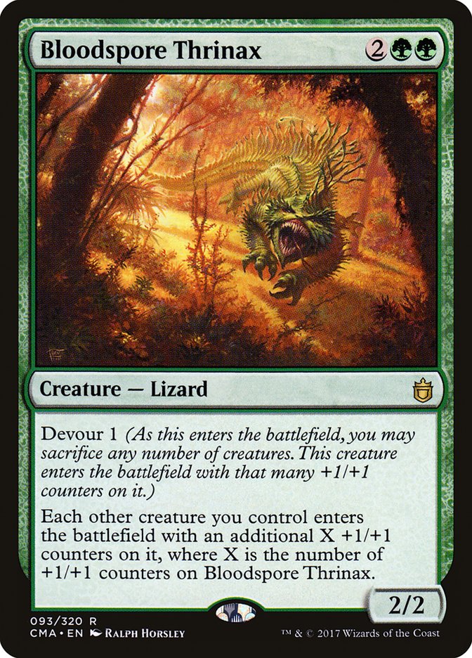 Bloodspore Thrinax [Commander Anthology] | Black Swamp Games