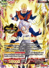 Son Gohan & Trunks // SS Son Gohan & Trunks, Warriors Meeting a Challenge (2023 Worlds ZENKAI 06 Leader Set) (BT23-001) [Tournament Promotion Cards] | Black Swamp Games