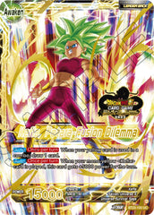 Kale & Caulifla // Kefla, Potara-Fusion Dilemma (2023 Worlds ZENKAI 06 Leader Set) (BT23-100) [Tournament Promotion Cards] | Black Swamp Games