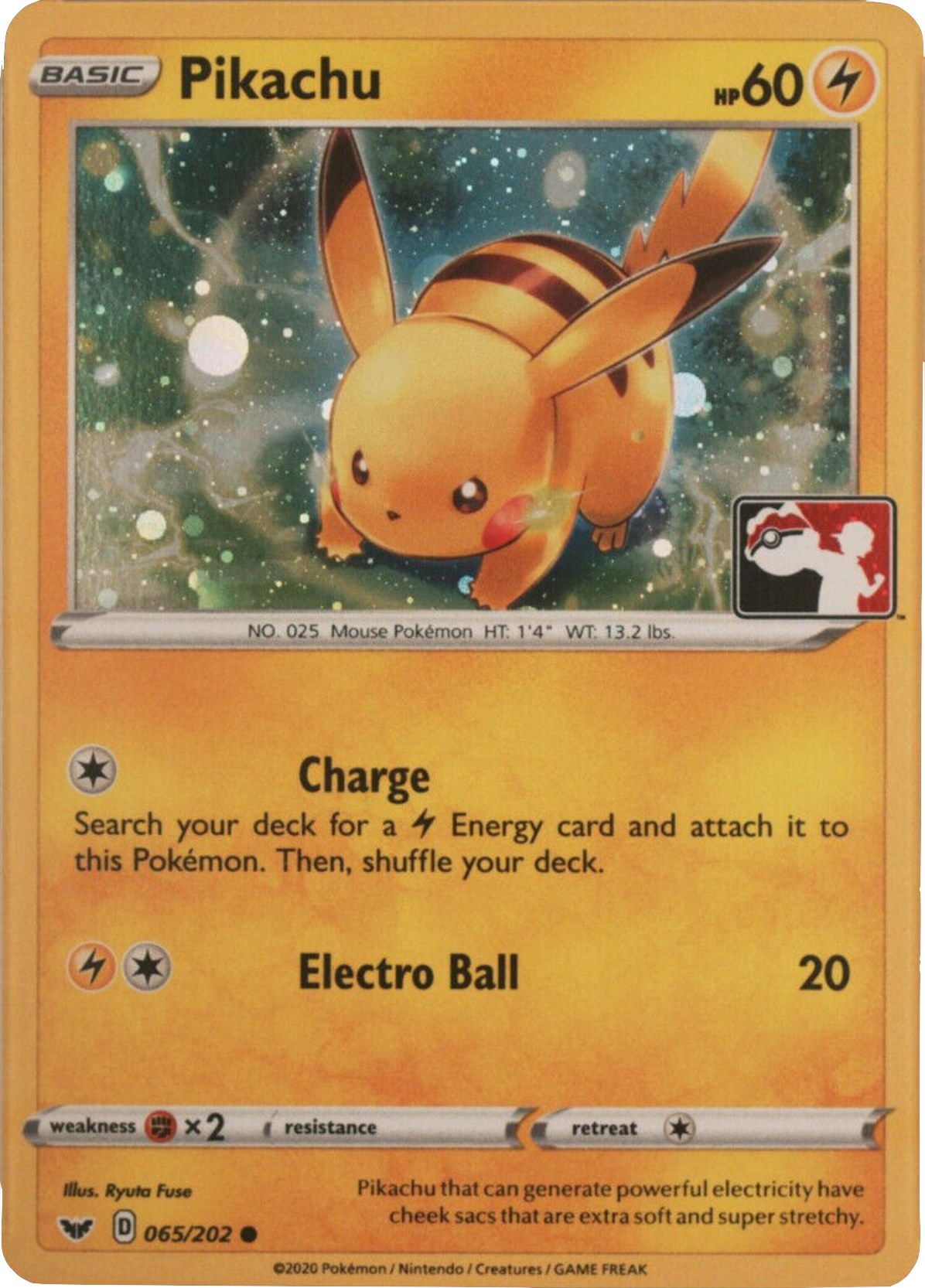 Pikachu (065/202) (Cosmos Holo) [League & Championship Cards] | Black Swamp Games