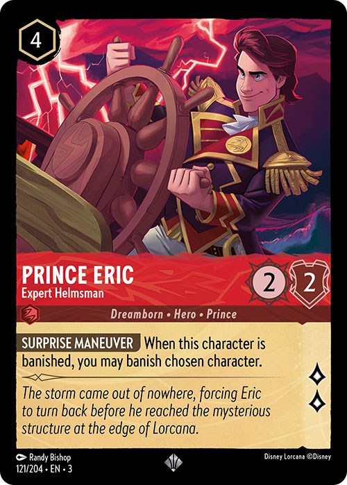 Prince Eric - Expert Helmsman (121/204) [Into the Inklands] | Black Swamp Games