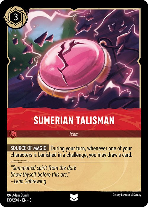 Sumerian Talisman (133/204) [Into the Inklands] | Black Swamp Games