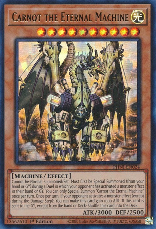 Carnot the Eternal Machine [PHNI-EN024] Ultra Rare | Black Swamp Games