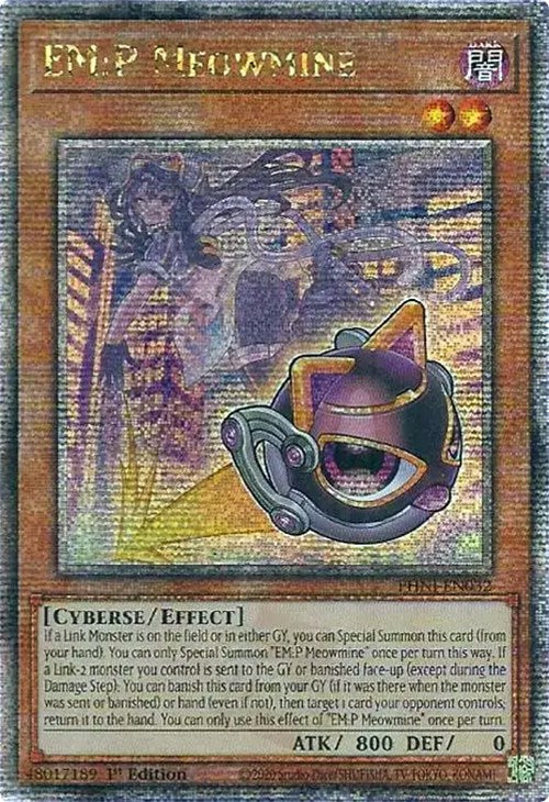 EM:P Meowmine [PHNI-EN032] Quarter Century Secret Rare | Black Swamp Games