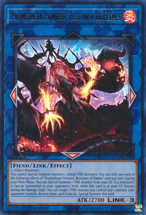 Promethean Princess, Bestower of Flames [PHNI-EN052] Ultra Rare | Black Swamp Games