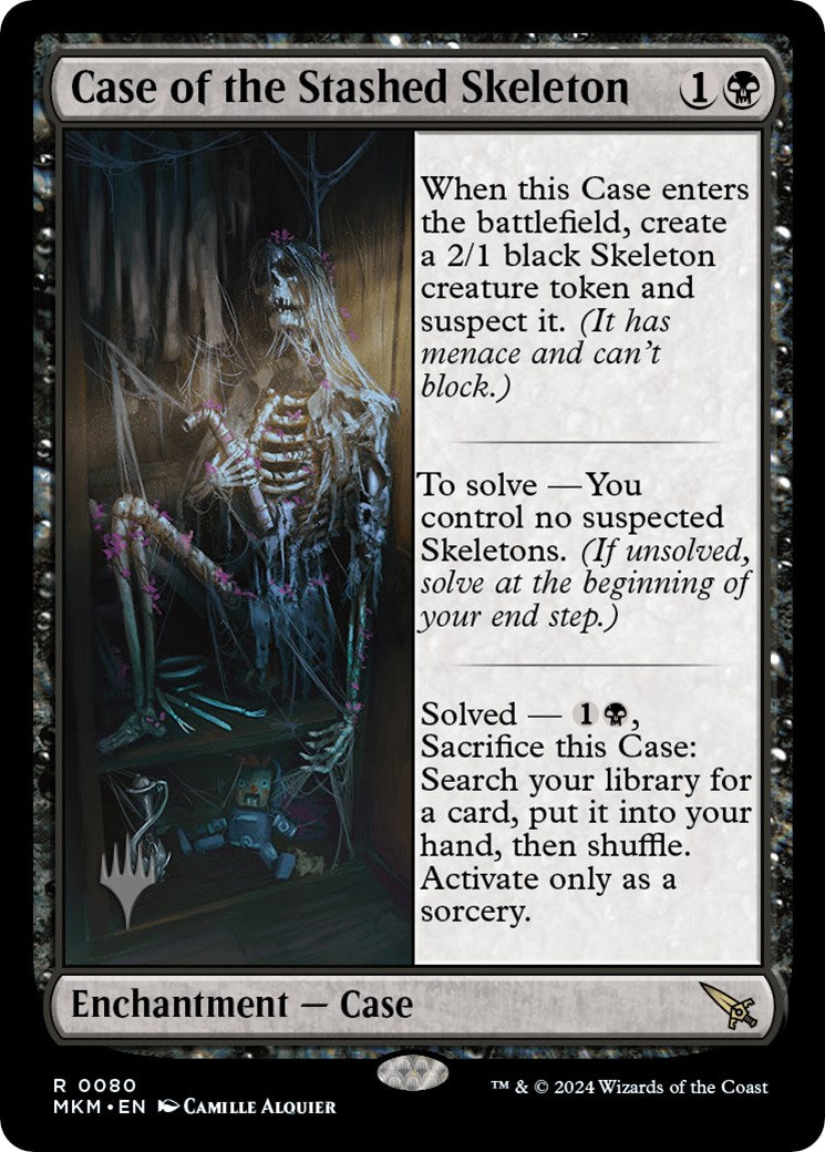 Case of the Stashed Skeleton (Promo Pack) [Murders at Karlov Manor Promos] | Black Swamp Games