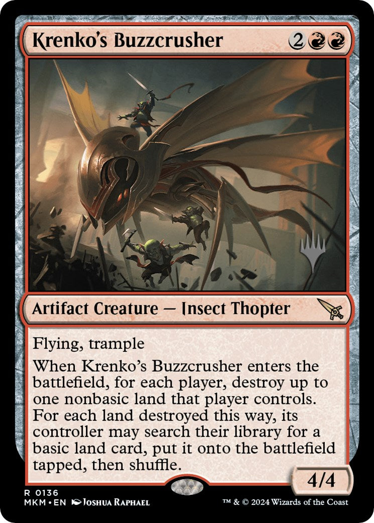 Krenko's Buzzcrusher (Promo Pack) [Murders at Karlov Manor Promos] | Black Swamp Games