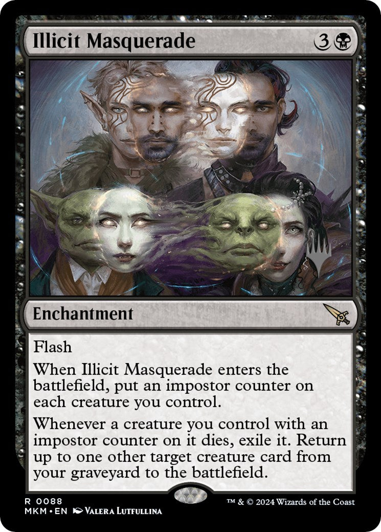 Illicit Masquerade (Promo Pack) [Murders at Karlov Manor Promos] | Black Swamp Games