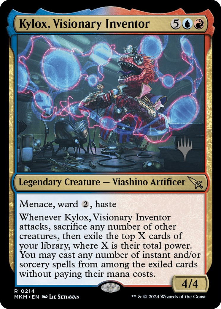 Kylox, Visionary Inventor (Promo Pack) [Murders at Karlov Manor Promos] | Black Swamp Games