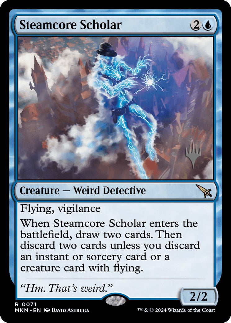 Steamcore Scholar (Promo Pack) [Murders at Karlov Manor Promos] | Black Swamp Games