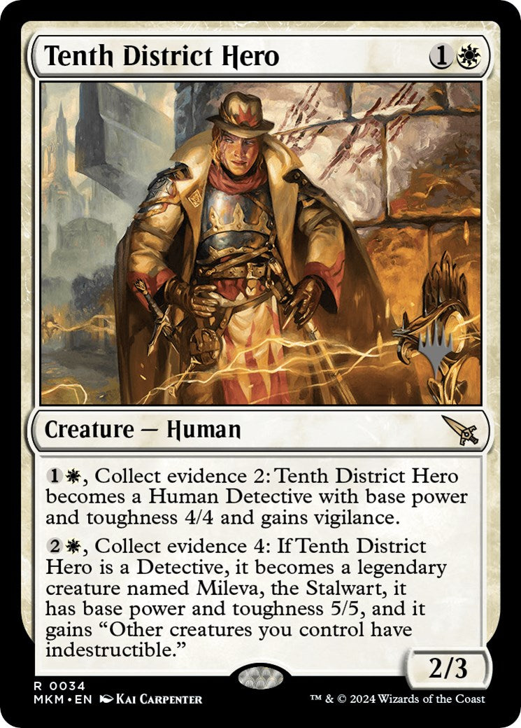 Tenth District Hero (Promo Pack) [Murders at Karlov Manor Promos] | Black Swamp Games