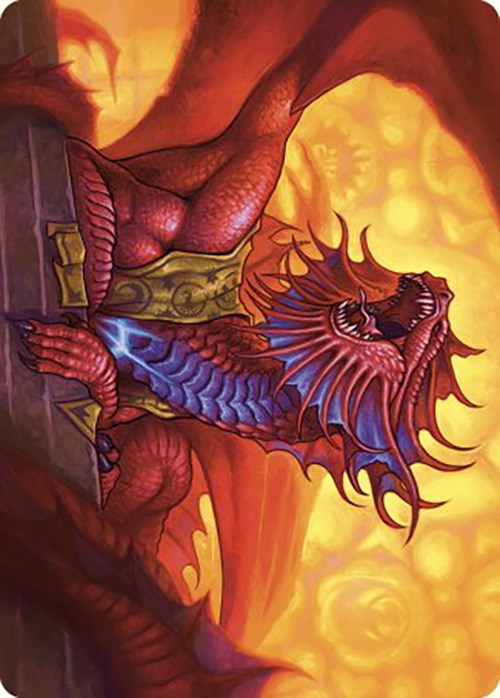 Niv-Mizzet, Guildpact Art Card (44/49) [Murders at Karlov Manor Art Series] | Black Swamp Games