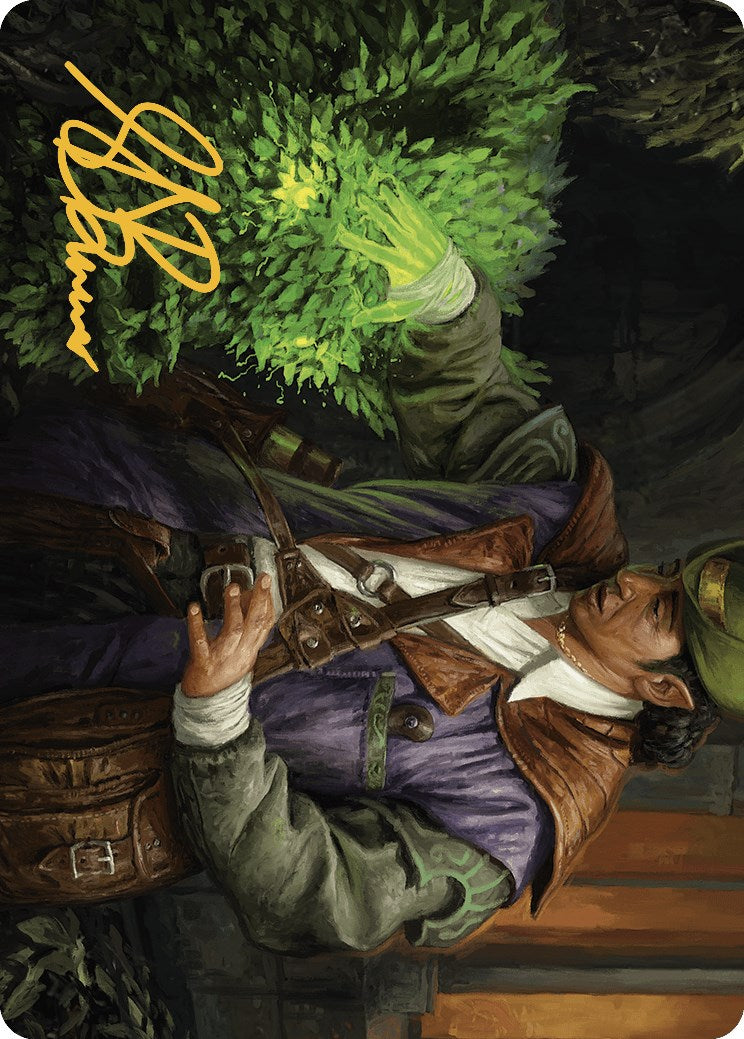 Hedge Whisperer Art Card (Gold-Stamped Signature) [Murders at Karlov Manor Art Series] | Black Swamp Games