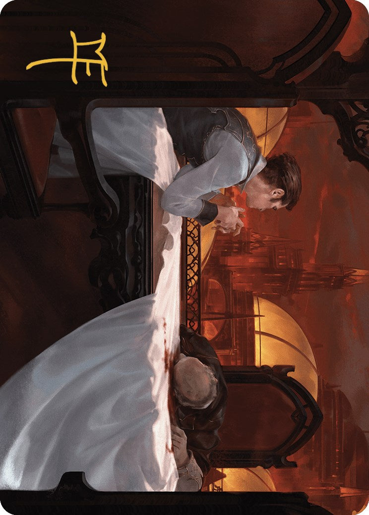 Expedited Inheritance Art Card (Gold-Stamped Signature) [Murders at Karlov Manor Art Series] | Black Swamp Games
