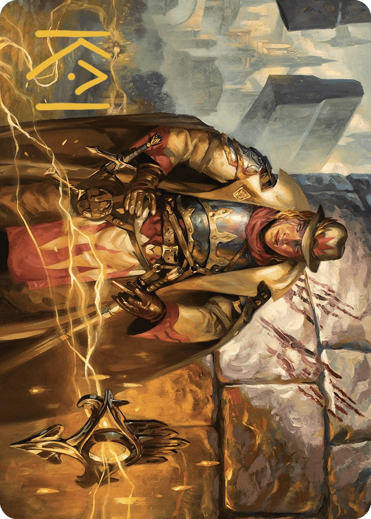 Tenth District Hero Art Card (Gold-Stamped Signature) [Murders at Karlov Manor Art Series] | Black Swamp Games