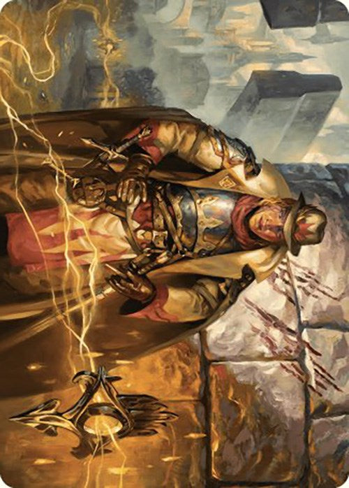 Tenth District Hero Art Card [Murders at Karlov Manor Art Series] | Black Swamp Games