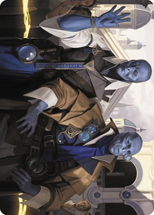 Hotshot Investigators Art Card [Murders at Karlov Manor Art Series] | Black Swamp Games