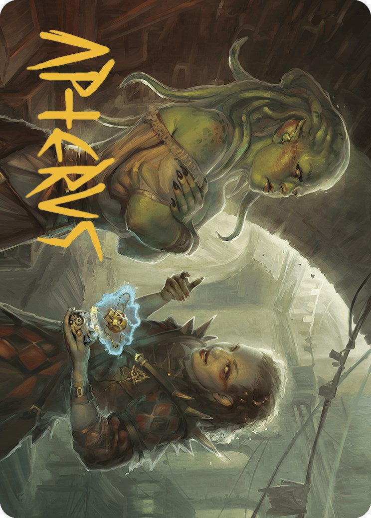 Extract a Confession Art Card (Gold-Stamped Signature) [Murders at Karlov Manor Art Series] | Black Swamp Games