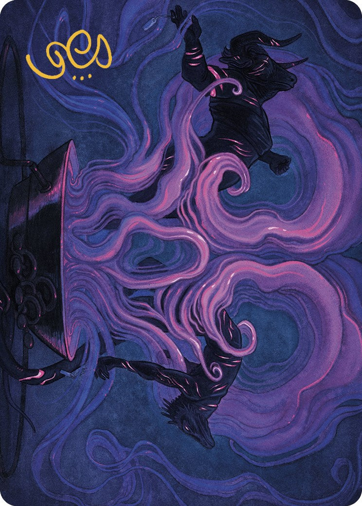 Macabre Reconstruction Art Card (Gold-Stamped Signature) [Murders at Karlov Manor Art Series] | Black Swamp Games
