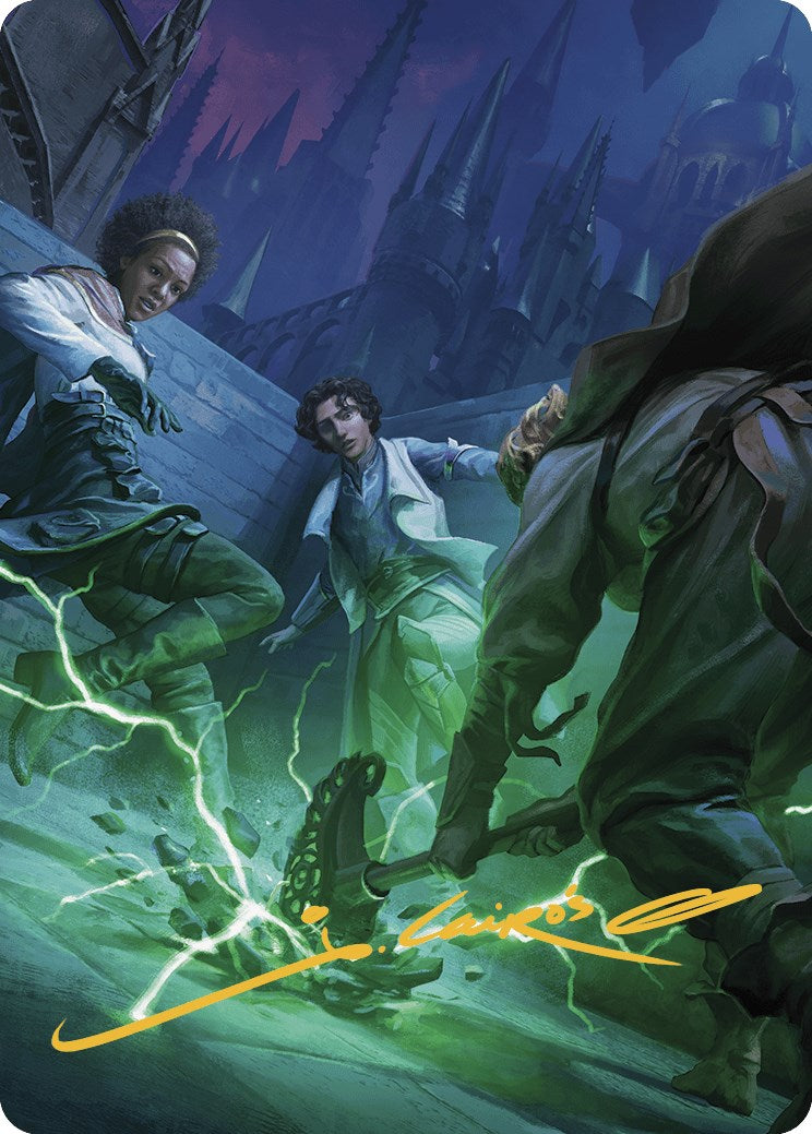 Fanatical Strength Art Card (Gold-Stamped Signature) [Murders at Karlov Manor Art Series] | Black Swamp Games