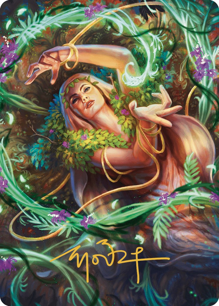 Insidious Roots Art Card (Gold-Stamped Signature) [Murders at Karlov Manor Art Series] | Black Swamp Games