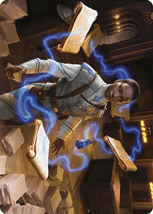 Case File Auditor Art Card [Murders at Karlov Manor Art Series] | Black Swamp Games