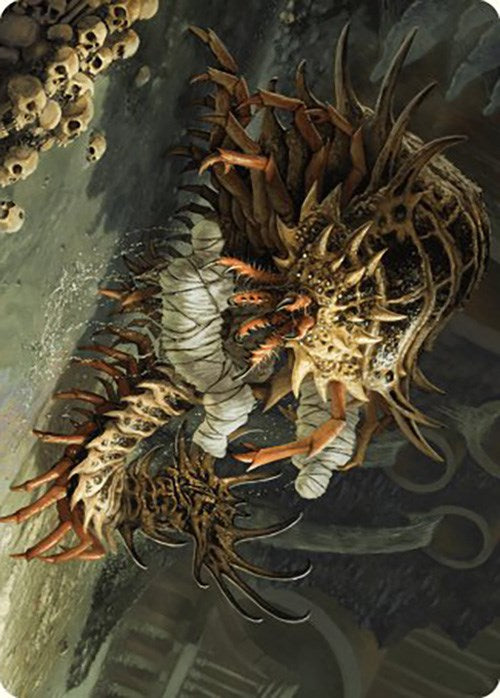 Rot Farm Mortipede Art Card [Murders at Karlov Manor Art Series] | Black Swamp Games