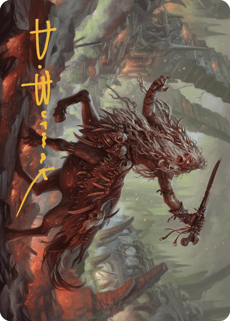 Yarus, Roar of the Old Gods Art Card (24/49) (Gold-Stamped Signature) [Murders at Karlov Manor Art Series] | Black Swamp Games