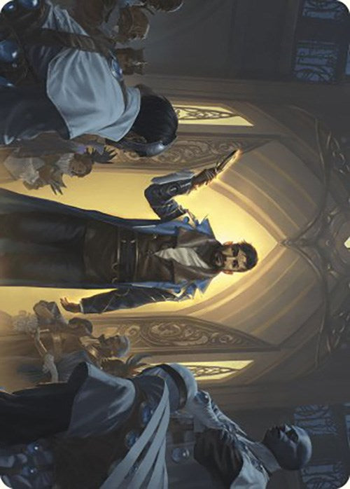 Auspicious Arrival Art Card [Murders at Karlov Manor Art Series] | Black Swamp Games