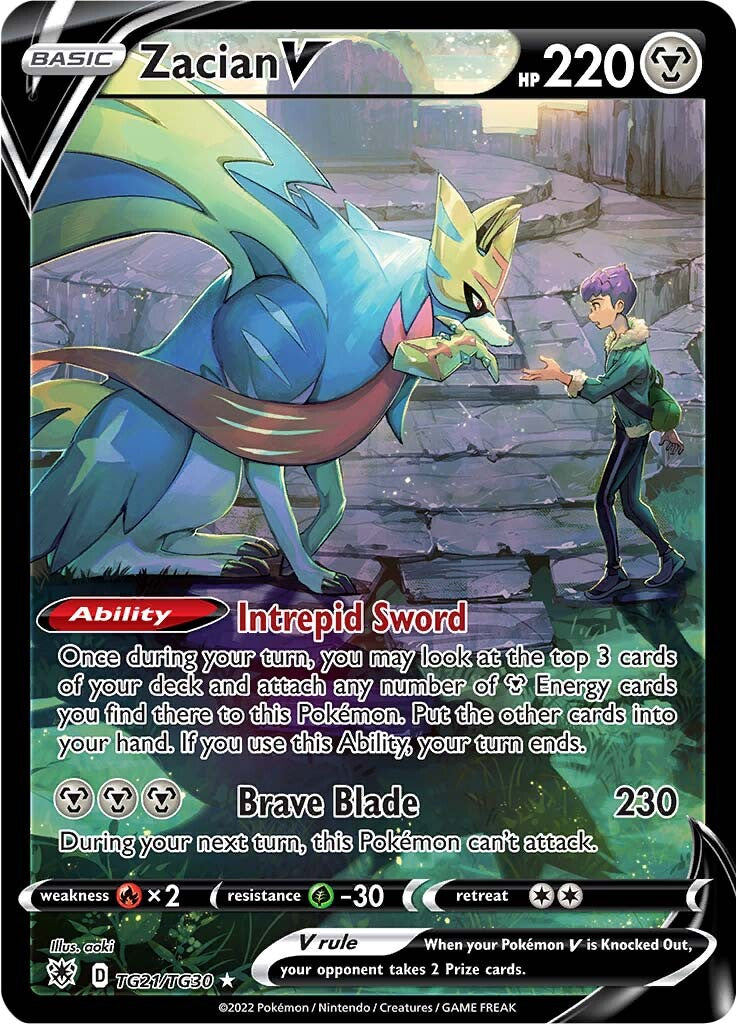 Zacian V (TG21/TG30) [Sword & Shield: Astral Radiance] | Black Swamp Games