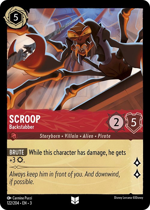 Scroop - Backstabber (122/204) [Into the Inklands] | Black Swamp Games