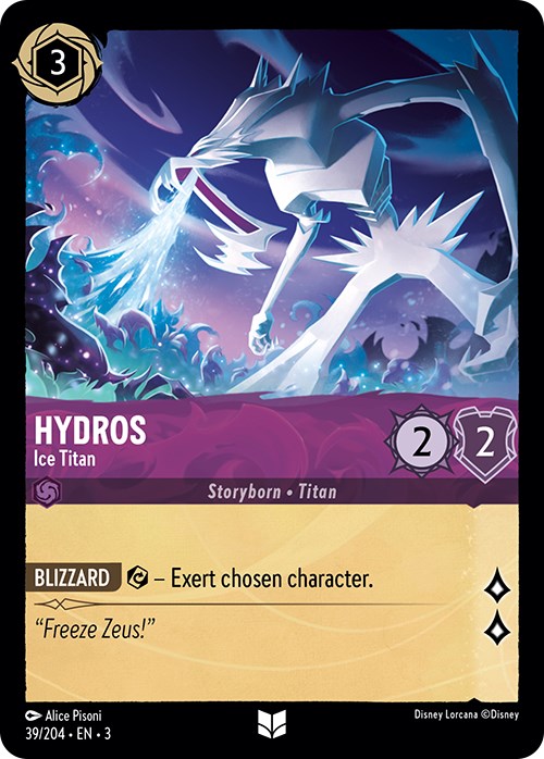 Hydros - Ice Titan (39/204) [Into the Inklands] | Black Swamp Games